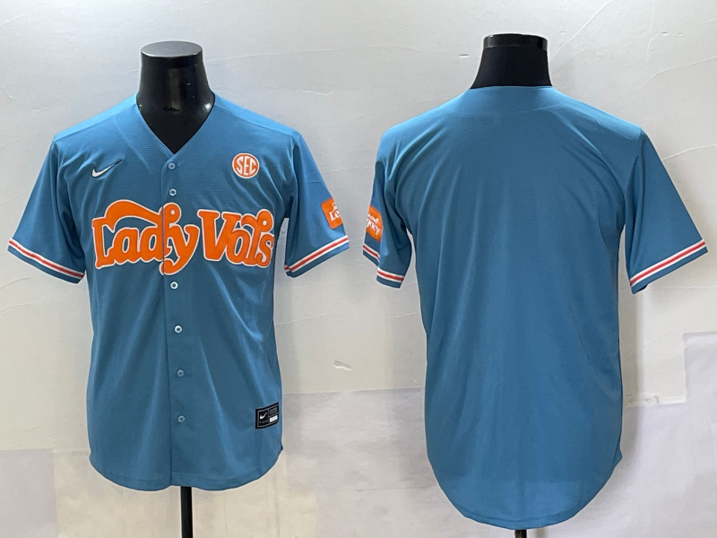 Men LSU Tigers blank blue Nike 2025 NCAA Jersey